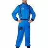 Adult Blue NASA Jumpsuit Costume -Halloween Sales 01551795 a
