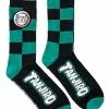 Tanjiro Kamado Crew Socks - Demon Slayer -Halloween Sales 01555895 a