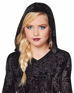 Kids Black Hooded Dress -Halloween Sales 01558378 c