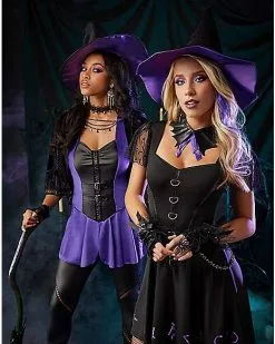 Adult Black Magic Witch Costume -Halloween Sales 01560739 c