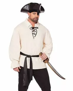 Pirate Shirt And Belt Plus Size Costume Kit