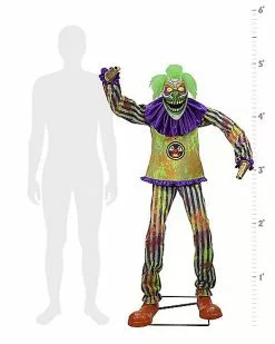6 Ft Nozzles The Clown Animatronic -Halloween Sales 01563527 i