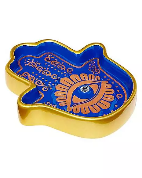 Tarot Hamsa Trinket Dish 3 Tarot Hamsa Trinket Dish