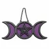 Mystical Arts Moon Phase Glass Sign -Halloween Sales 01564772 a