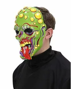 Vintage Zombie Half Mask -Halloween Sales 01570019 b