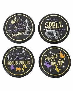 Hocus Pocus Coasters 4 Pack - Disney -Halloween Sales 01577899 d