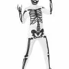 Black And White Skeleton Skin Suit Costume -Halloween Sales 01580539 a
