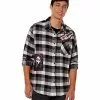 Adult Ghost Face Flannel Shirt 2 Adult Ghost Face Flannel Shirt -Halloween Sales 01587112 a