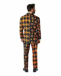 Adult Distressed Pumpkin Party Suit -Halloween Sales 01587179 c