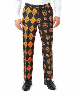 Adult Distressed Pumpkin Party Suit -Halloween Sales 01587179 e