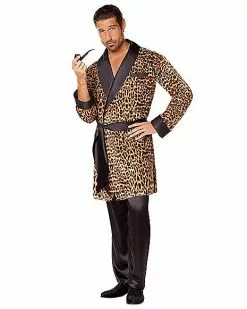 Adult Leopard Casanova Robe