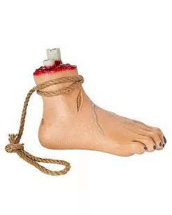 Hanging Severed Foot -Halloween Sales 01588011 d