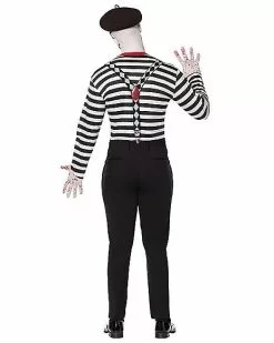 Adult Creepy Mime Costume 5 Adult Creepy Mime Costume -Halloween Sales 01589175 b