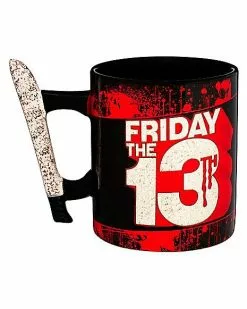 Molded Machete Handle Jason Voorhees Coffee Mug 20 Oz. - Friday The 13 -Halloween Sales 01591940 b