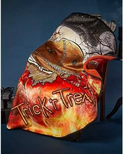 Round Sam Fleece Blanket - Trick 'r Treat -Halloween Sales 01591981 c