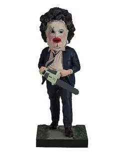 Leatherface Pretty Woman Mask Bobblehead Statue - The Texas Chainsaw M