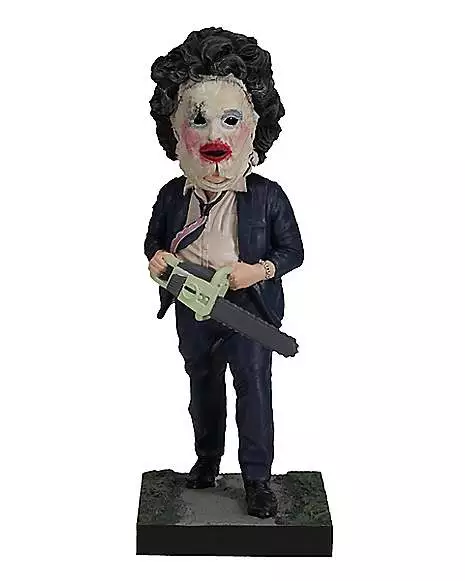 Leatherface Pretty Woman Mask Bobblehead Statue - The Texas Chainsaw M 3 Leatherface Pretty Woman Mask Bobblehead Statue - The Texas Chainsaw M