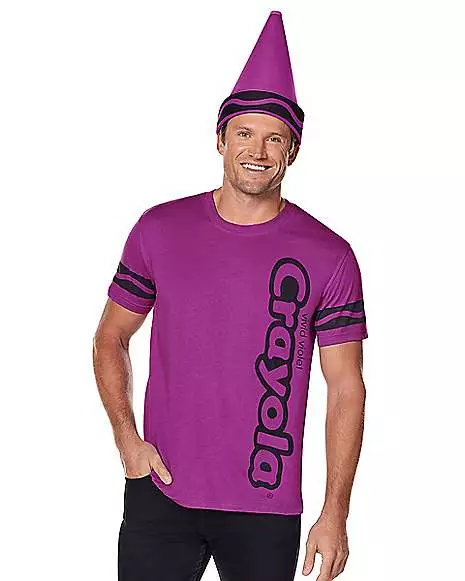 Vivid Violet Crayon Costume Kit - Crayola 3 Vivid Violet Crayon Costume Kit - Crayola
