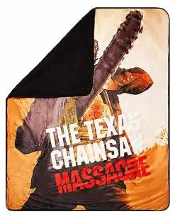 Leatherface Fleece Blanket - Texas Chainsaw Massacre -Halloween Sales 01602606 b