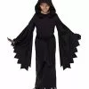 Kids Hooded Black Robe Costume -Halloween Sales 01602622 a