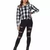 Adult Spirit Halloween Flannel Shirt -Halloween Sales 01604883 a