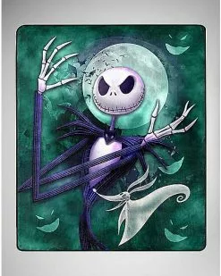 Jack Skellington Reversible Fleece Blanket - The Nightmare Before Chri