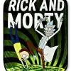 Rick And Morty Portal Fleece Blanket -Halloween Sales 03668290 a