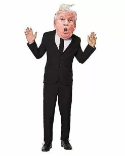 Surprised Trump Half Mask -Halloween Sales 07452675 b