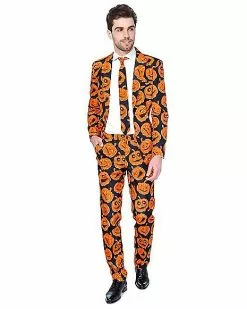 Adult Spooky Pumpkin Suit