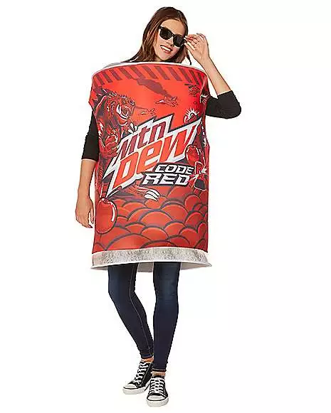 Adult Code Red Costume - Mountain Dew 5 Adult Code Red Costume - Mountain Dew - Image 3