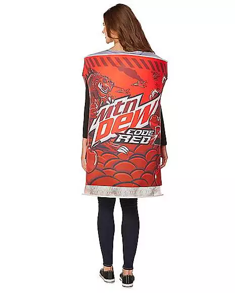 Adult Code Red Costume - Mountain Dew 6 Adult Code Red Costume - Mountain Dew - Image 4